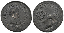 PISIDIA, Sagalassus. Claudius II Gothicus, 268-270 AD. AE.
Obv: AY K M AYP KΛAYΔION.
Laureate, draped and cuirassed bust of Claudius II Gothicus, ri...