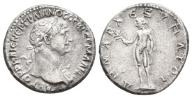 CAPPADOCIA, Caesarea. Trajan, 98-117 AD. AR, Didrachm.
Obv: ΑΥΤΟΚΡ ΚΑΙϹ ΝΕΡ ΤΡΑΙΑΝΟϹ ϹΕΒ ΓΕΡΜ ΔΑΚ.
Laureate head of Trajan, right, drapery on left s...