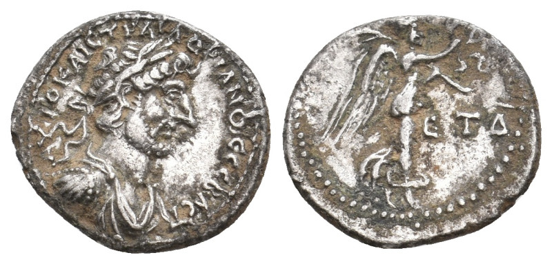 CAPPADOCIA, Caesarea. Hadrian, 117-138 AD. AR, Hemidrachm.
Obv: AYTO KAIC TPAI ...