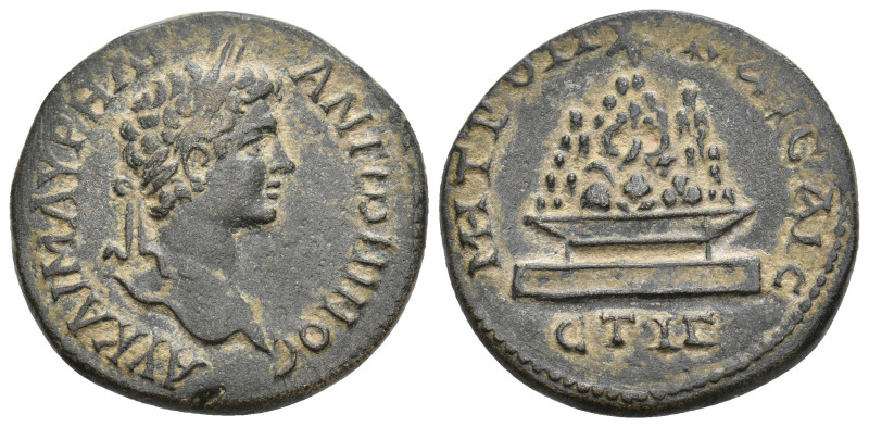 CAPPADOCIA, Caesarea. Caracalla, Dated RY 13 of S. Severus = AD 204/5. AE
Obv: ...