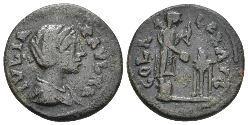 TROAS, Alexandria. Julia Paula, 219-220 AD. AE.
Obv: IVLIA PAVLA.
Draped bust ...