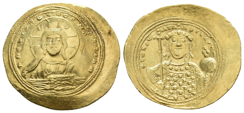 CONSTANTINE IX MONOMACHUS, 1042-1055 AD. AV, Histamenon Nomisma. Constantinople....