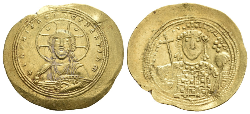 CONSTANTINE IX MONOMACHUS, 1042-1055 AD. AV, Histamenon Nomisma. Constantinople....