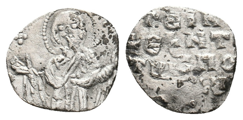CONSTANTINE X DUCAS, 1059-1067 AD. AR, 2/3 Miliaresion. Constantinople.
Obv: [+...