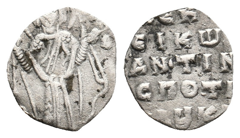 CONSTANTINE X DUCAS, 1059-1067 AD. AR, 2/3 Miliaresion. Constantinople.
Obv: [+...