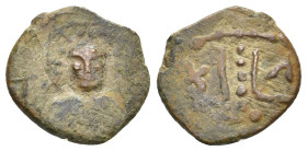 Byzantine, 4-10th. Uncertain mint.
Condition: VF.
Weight: 2.39 g.
Diameter: 16.4 mm.