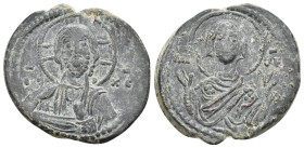 Romanus IV Diogenes AD 1068-1071. Anonymous Follis Æ, Constantinople
Obv. IC-XC to left and right of bust of Christ, nimbate, facing, right hand rais...