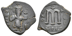 Byzantine. AE.
Condition: Fine.
Weight: 4.32 g.
Diameter: 22.2 mm.