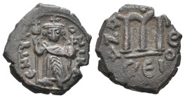 Byzantine. AE.
Condition: Fine.
Weight: 5.54 g.
Diameter: 21.40 mm.