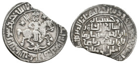 Islamic. Seljuks. Rum. RUKN AL-DIN SULAYMAN II, 1196-1204 AD / 592-600 AH. AR, Dirham. Qunya (Konya).
Obv: Rukn al-Din Sulayman on horseback riding t...