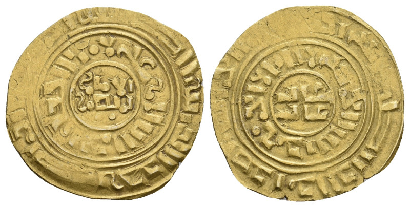 Crusaders, Kingdom of Jerusalem, c 1180s - 1250, gold Bezant, 3rd phase, in imit...