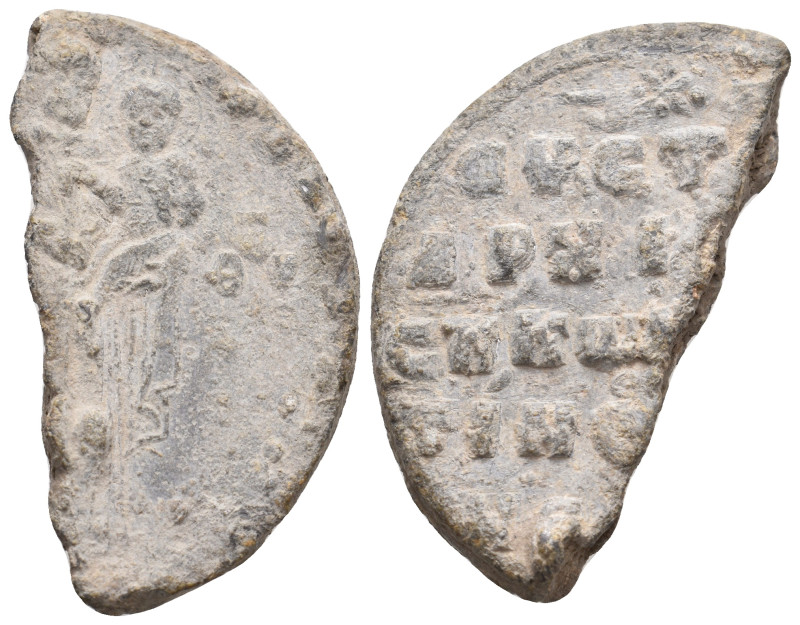 PB Byzantine seal of N., archbishop [patriarch] of ? (11th century BC).
Obv: Th...