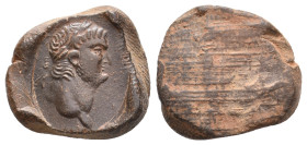 Graeco-Roman clay seal impression (c. middle of the 1st century AD).
Obv: Laureate head of Nero, r.
Rev: Blank.
Condition: Extremely Fine.
Cf. CNG...