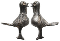 ANCIENT BYZANTINE SILVER BIRD (11TH-14TH CENTURY AD.)
Condition : See picture. No return.
Weight : 6 g
Diameter: 25 mm