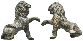 ANCIENT ROMAN BRONZE LION FIGURINE (1ST-5TH CENTURY AD)
Condition : See picture. No return.
Weight : 19.79 g
Diameter: 34.40 mm