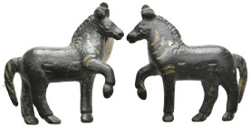 ANCIENT ROMAN BRONZE HORSE FIGURINE (1ST-5TH CENTURY AD)
Condition : See picture. No return.
Weight : 42.55 g
Diameter: 49.2 mm