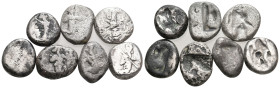7 GREEK SILVER COIN LOT
See picture.No return.