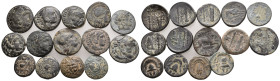 14 GREEK BRONZE COIN LOT
See picture.No return.