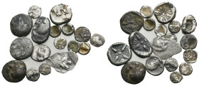 17 GREEK SILVER COIN LOT
See picture.No return.