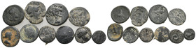 10 GREEK BRONZE COIN LOT
See picture.No return.
