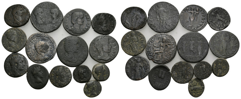 14 ROMAN BRONZE COIN LOT

See picture.No return.