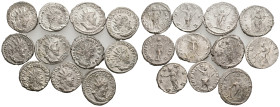 11 ROMAN SILVER COIN LOT

See picture.No return.