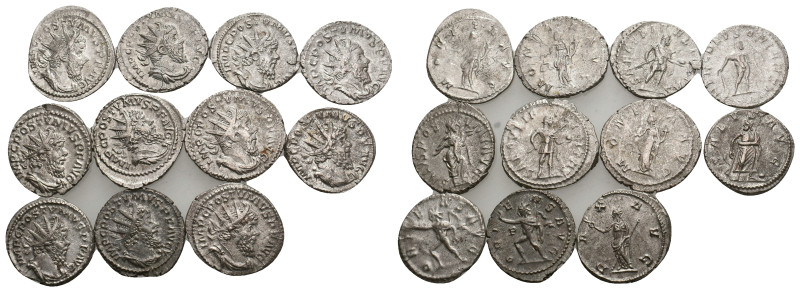 11 ROMAN SILVER COIN LOT

See picture.No return