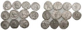 11 ROMAN SILVER COIN LOT

See picture.No return