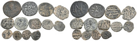 13 BYZANTINE BRONZE COIN LOT
See picture.No return.
