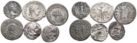 6 GREEK/ROMAN SILVER/BRONZE COIN LOT
See picture.No return.