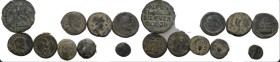 9 GREEK/ROMAN/BYZANTINE BRONZE COIN LOT
See picture.No return.