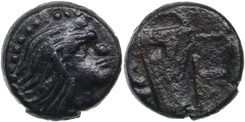 Cimmerian Bosporus, Panticapaeum (Pantikapaion) Æ Circa 310-304/3 BC.
1.68g. 12m...