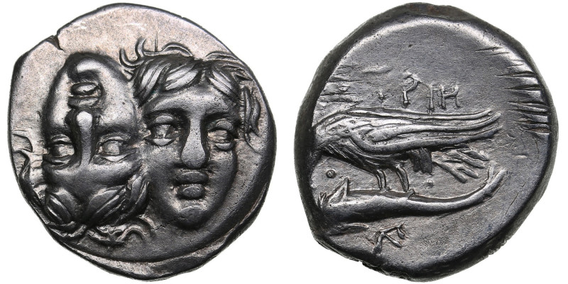 Moesia, Istros AR Drachm Circa 313-280 BC
6.18g. 19mm. AU/AU. Gorgeous lustrous ...
