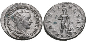 Roman Empire AR Antoninianus (AD 240-243) - Gordian III (AD 238-244)
4.79g. 24mm. AU/AU. Beautiful lustrous specimen. Obv. IMP GORDIANVS PIVS FEL AVG,...