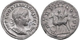 Roman Empire AR Antoninianus (AD 240) - Gordian III (AD 238-244)
2.78g. 20mm. UNC/UNC. Beautiful lustrous specimen. Obv. IMP GORDIANVS PIVS FEL AVG. L...