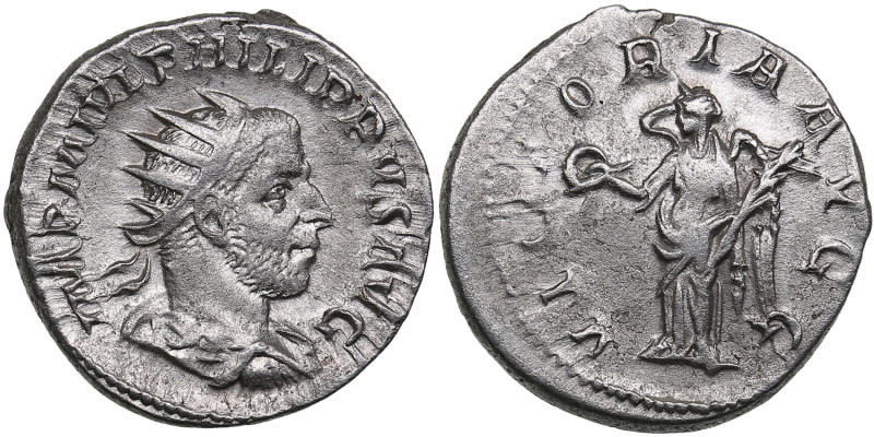 Roman Empire AR Antoninianus (AD 244) - Philip I (AD 244-249)
4.46g. 22mm. AU/XF...
