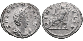 Roman Empire AR Antoninianus (AD 257-260) - Salonina, Augusta (AD 254-268)
3.87g. 23mm. XF/XF. An attractive specimen with luster. Obv. SALONINA AVG D...