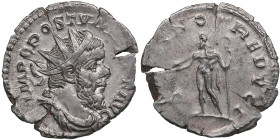Roman Empire AR Antoninianus (AD 262) - Postumus (AD 260-269)
2.52g. 21mm. UNC/AU. Charming lustrous near mint state specimen. Obv. IMP C POSTVMVS P F...