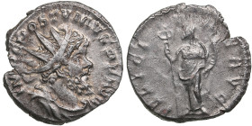 Roman Empire AR Antoninianus (AD 263) - Postumus (AD 260-269)
3.70g. 21mm. AU/XF+. Beautiful lustrous specimen. Obv. IMP C POSTVMVS P F AVG, radiate, ...