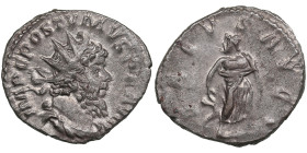 Roman Empire AR Antoninianus (AD 267) - Postumus (AD 260-269)
3.40g. 21mm. AU/AU. Gorgeous lustrous near mint state specimen. Obv. IMP C POSTVMVS P F ...