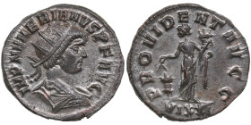 Roman Empire BI Antoninianus - Numerian (AD 283-284)
3.59g. 22mm. AU/AU. Beautiful lustrous specimen. Obv. IMP NVMERIANVS P F AVG Radiate, draped and ...