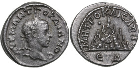 Cappadocia AR Drachm AD 241 /242 (Year 4) - Gordian III (AD 238-244)
3.36g. 19mm. AU/XF. An attractive specimen. RPC online 3295.