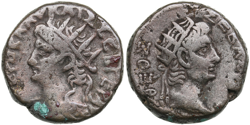 Egypt, Alexandria BI Tetradrachm - Nero, with Divus Augustus (AD 54-68)
12.42g. ...