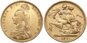Australia 1 Sovereign 1889 - Victoria (1837-1901)
7.94g. VF-/VF+.
