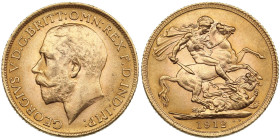 Australia 1 Sovereign 1912 - George V (1910-1936)
7.98g. AU/UNC. Mint luster.