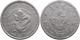 China, Foo-Kien 20 cents ND
5.29g. VF/VF.