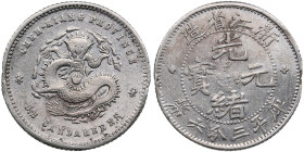China, Chekiang 5 cents
1.24g. VF/VF.