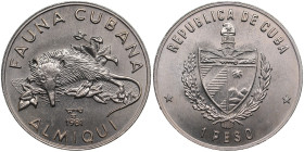 Cuba 1 Peso 1981 - Solenodon
11.65g. UNC/UNC.