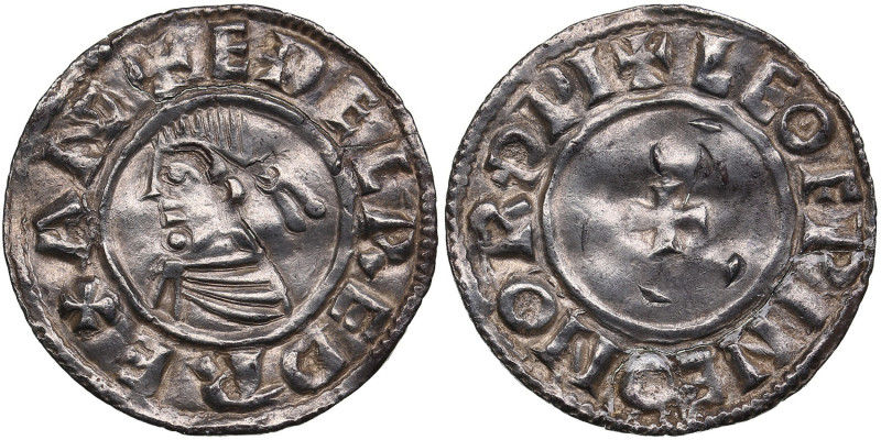 England AR Penny - Aethelred II (978-1016)
1.23g. AU/AU. Crack. S. 1154; N. 777.