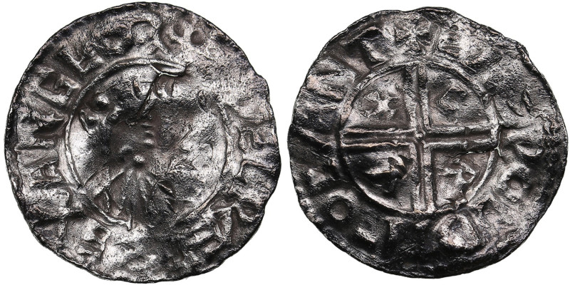 England AR Penny - Aethelred II (978-1016)
1.33g. VF/VF. Deformation. S. 1148; N...